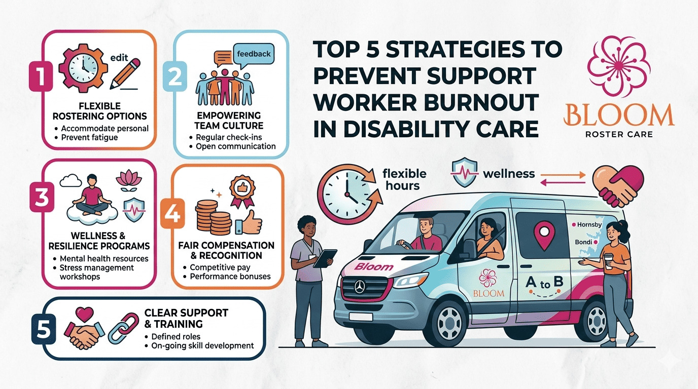Top 5 Strategies to Prevent Support Worker Burnout in Disability Care